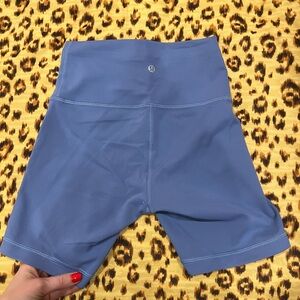 lululemon athletica Slate Blue Bike Shorts